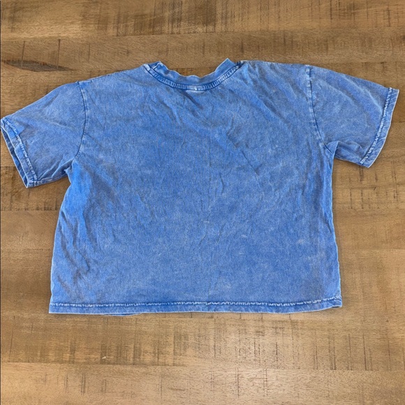 Ole Miss Rebels Super Soft Crop Top Tee Shirt Small 100% Cotton Chicka-D - Picture 4 of 4